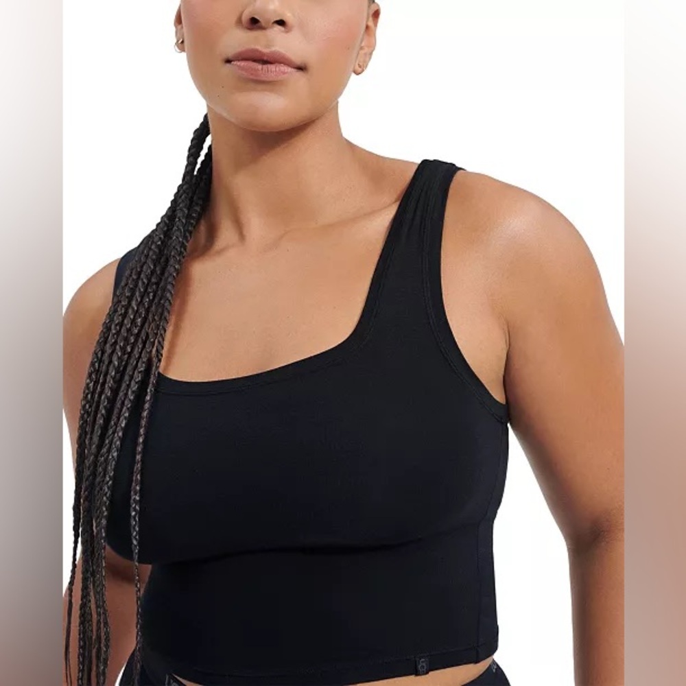 NWT Women's Adrianne Sleep Tank Top Black size 1X - Picture 2 of 9